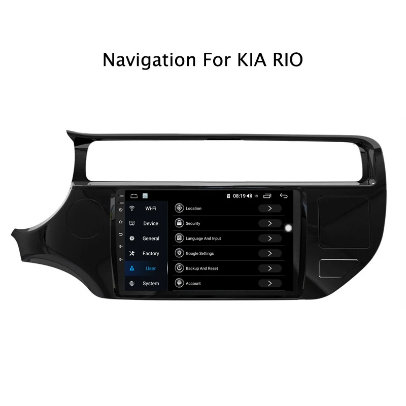 Best Ectwodvd 9inch Andriod 8.1 Car DVD GPS For Kia Rio K3 2012-2016 4G RAM 64G ROM CarPlay DSP 4G LTE with WIFI 3