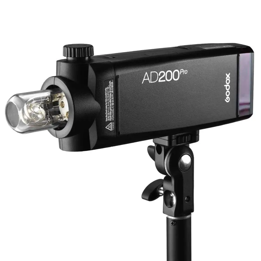 Godox AD200 Pro AD200Pro 200Ws 2,4G Вспышка стробоскоп 1/8000 HSS 500 полная мощность вспышки 0,01-2,1 s переработка батареи 2900 мАч