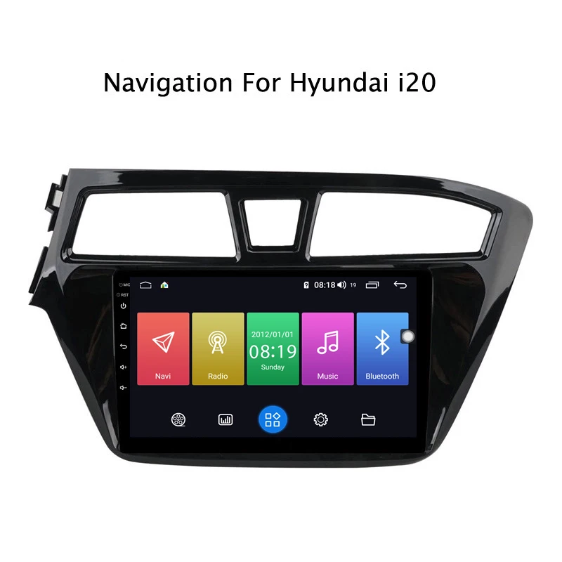 Clearance Ectwodvd 9inch Andriod 8.1 Car DVD GPS For Hyundai i20 2015-2015 4G RAM 64G ROM CarPlay DSP 4G LTE with WIFI 0