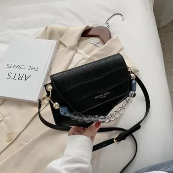 

Luxury Brand Female Tote bag 2020 Fashion New Quality Leather Women's Designer Handbag stonepattern Shoulder Messenger Bag