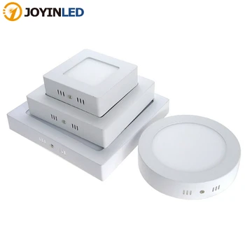 

6W 12W 18W No Cut Round Square LED Surface Mounted Panel Light Downlight lighting Led ceiling down lamp AC110V 220V Driver