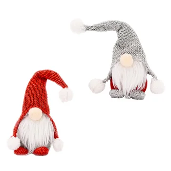 

2Pcs Gnome Dolls Santa Gnomes Christmas Dolls Christmas Tree Hanging Dolls