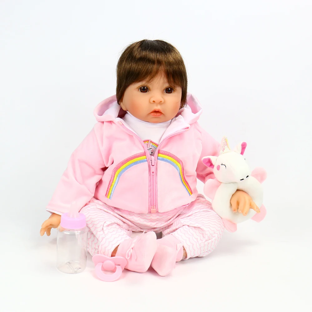 OtardDolls Новое поступление кукла новорожденного ребенка 21 дюймов силиконовые виниловые Reborn куклы реалистичные Bonecas Tollder Игрушки для девочек подарок