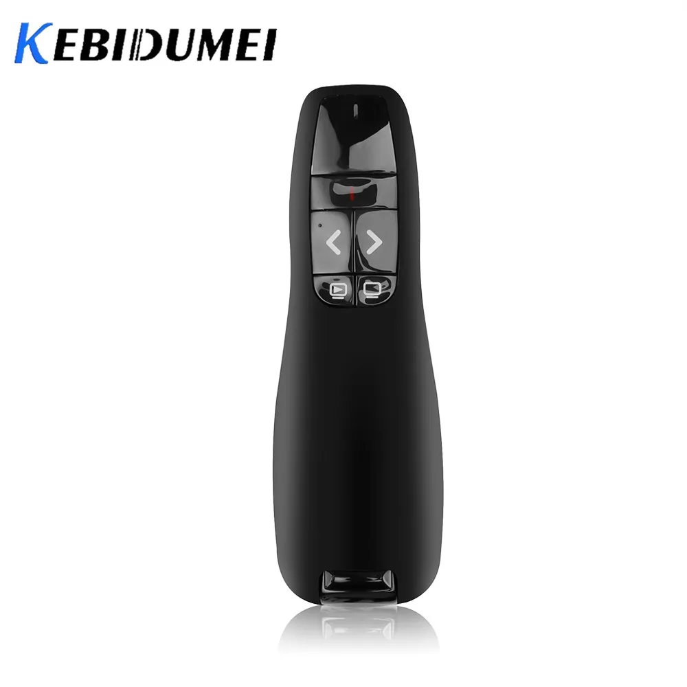 Kebidumei Mini Handheld R400 Wireless Presenter Receiver Pointer Case