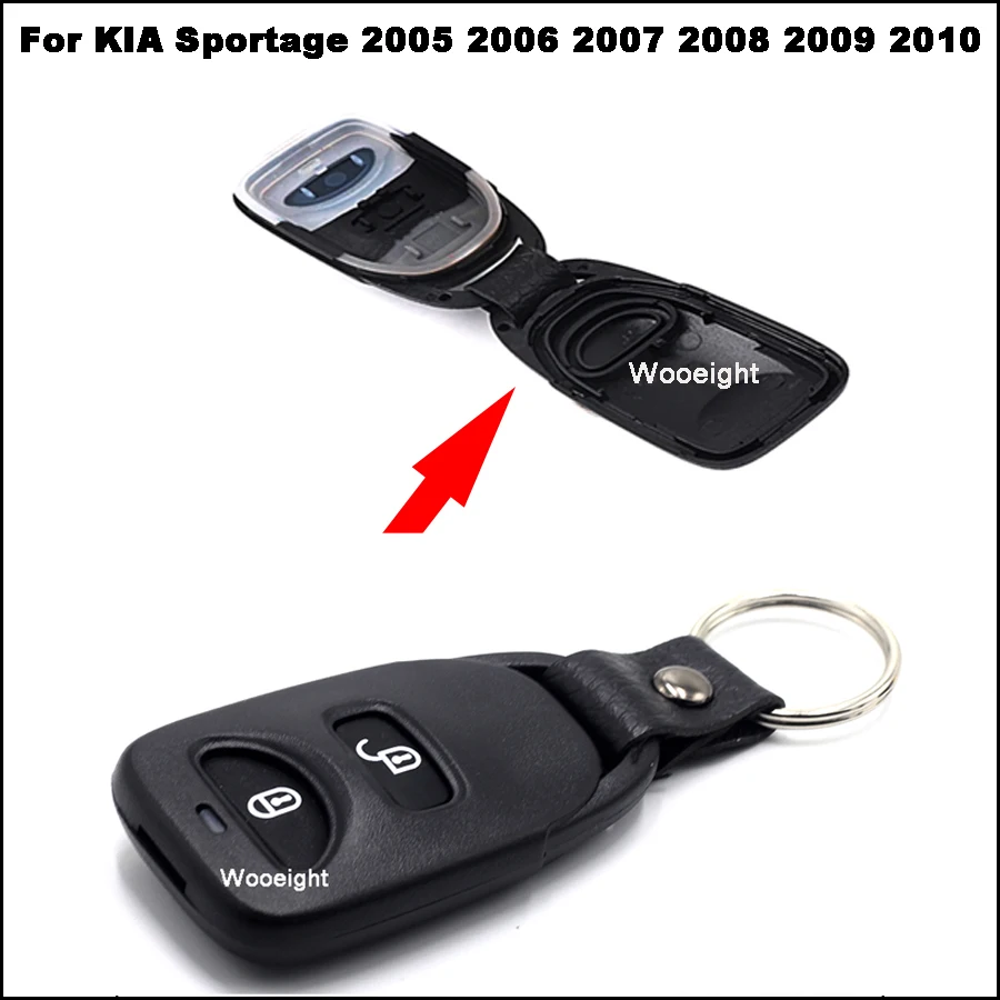 Wooeight 2 кнопки дистанционного ключа оболочки замена Fob ЗАМЕНА для KIA Sportage 2005 2006 2007