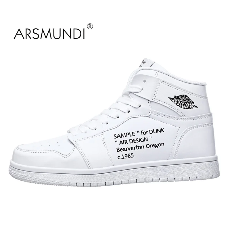 ARSMUNDI/обувь для скейтбординга для мужчин; оригинальные мужские и женские кроссовки на низкой подошве; удобная спортивная обувь для скейтбординга - Цвет: White