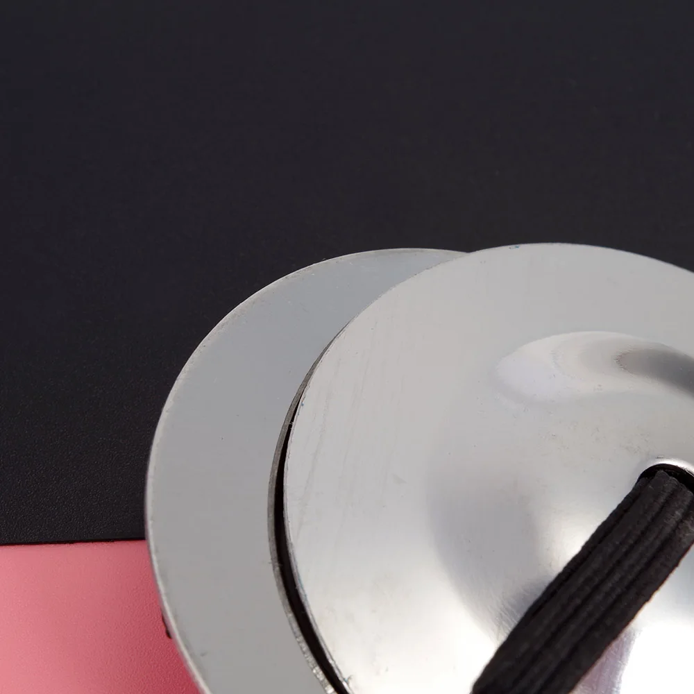 2 Piatti Per Danza Del Ventre - Ottone Dorato, Con Elastico Per Dita, Accessorio Per Performance E Feste - Foto 8