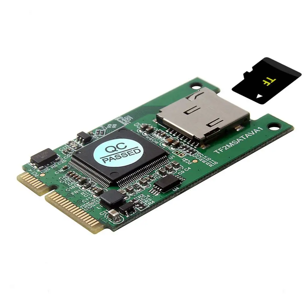 10 шт./лот Micro SD TF карта в Mini PCI E mSATA SSD адаптер конвертер для ПК и ноутбука|Платы