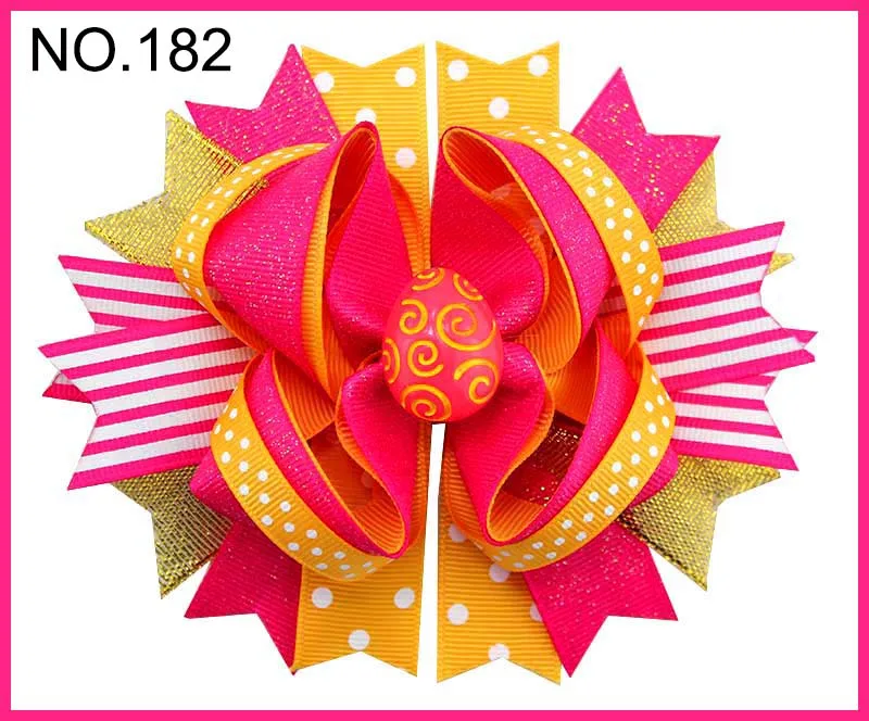 60 шт Пасхальный бант для волос бантик Пасхальный бантик для яиц бант для волос цыпленок заколка для волос