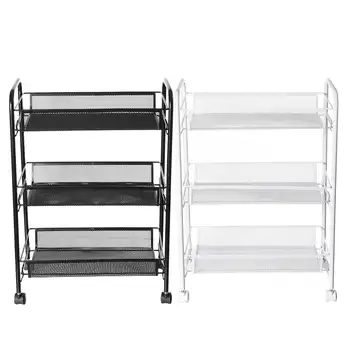 

New Kitchen Storage Rack Holder Vegetable Fruit Organizer Shelf Kitchen Accessories Storage Shelf Food Storage Holder Rack Wheel