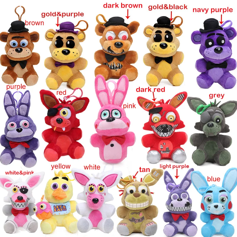 Kawaii FNAF Five Nights at Freddy's Plush Toys Nightmare Fredbear Freddy  Stuffed Toys Doll 30Cm Dpprdl : : Sports & Outdoors