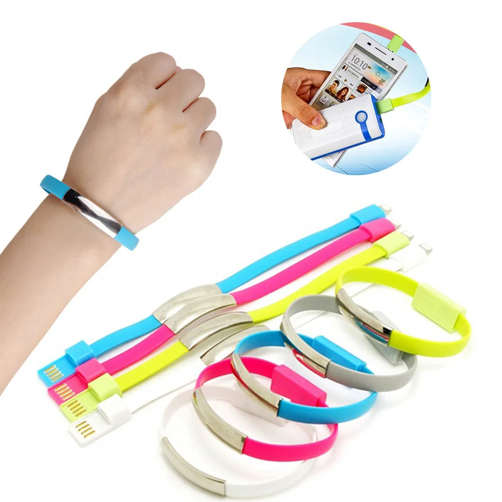 

Nice Mini Micro USB Bracelet USB Type C Data Android USB Phone Charger cable Charging Cable For iPhone XS Max XR X 7 8