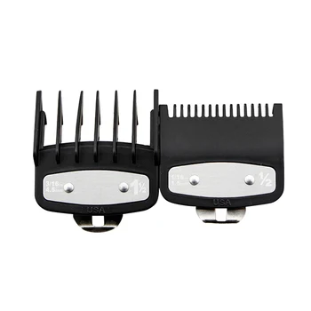 

2Pcs Hair Clipper Guide Comb Set 1.5mm 4.5mm Standard Guard Attach Trimmer Part NIN668