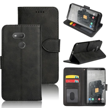 

MKS For HTC Exodus 1s Case Soft Silicone Back Flip Leather Wallet Cover with ID card slot