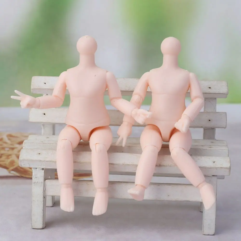 toy dolls 13 Movable Joints DIY Change Makeup Nude Pvc Doll Spherical Jointed Doll Body Toys Accessory Suits 1/12 1/8 Scale 9.5/11/15.5cm my little pony toys