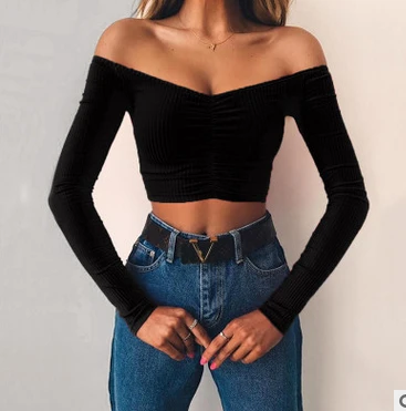 low cut off the shoulder top