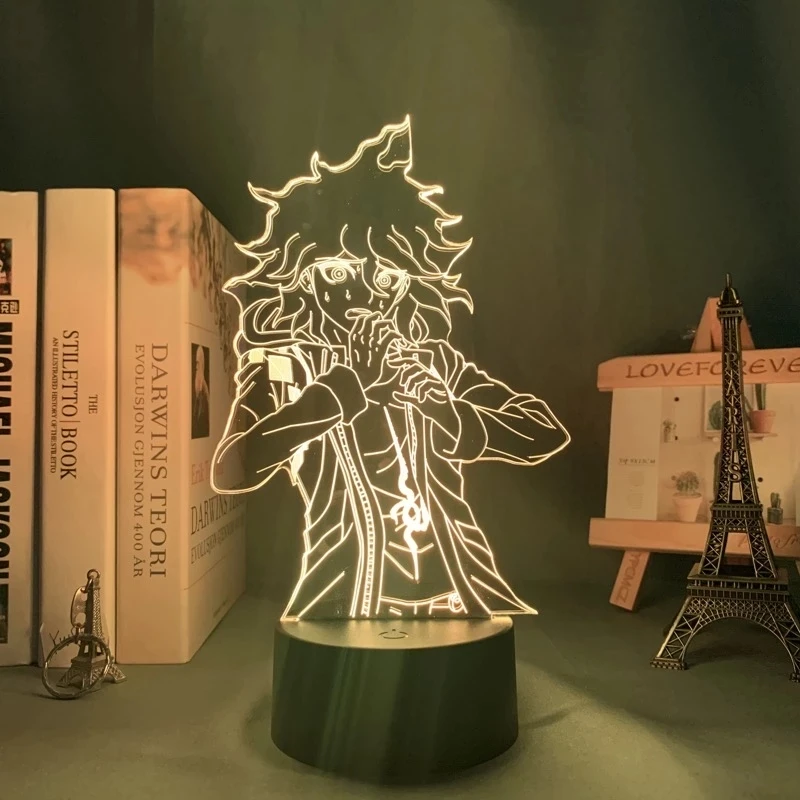 

Дропшиппинг V3 Nagito Komaeda светодиодная Ночная лампа для спальни Декор Детский подарок Danganronpa V3 акриловая неоновая лампа Nagito Komaeda