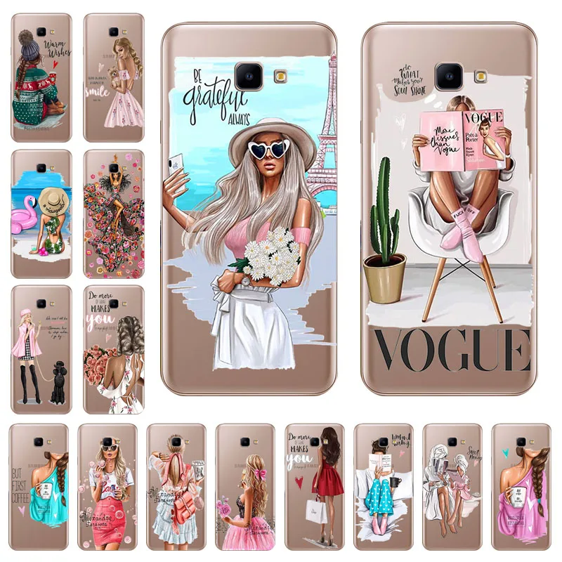 Модный мягкий чехол из ТПУ с рисунком супер мама девочка ребенок для Samsung Galaxy J4 Core