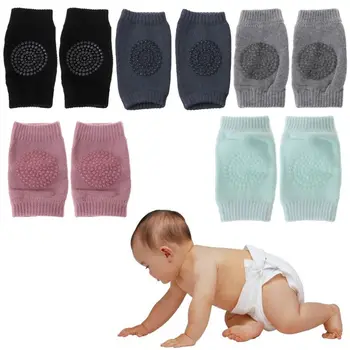 

1 Pair Baby Knee Protector Pads Non Slip Safety Crawl Training Kid Elbow Cushion