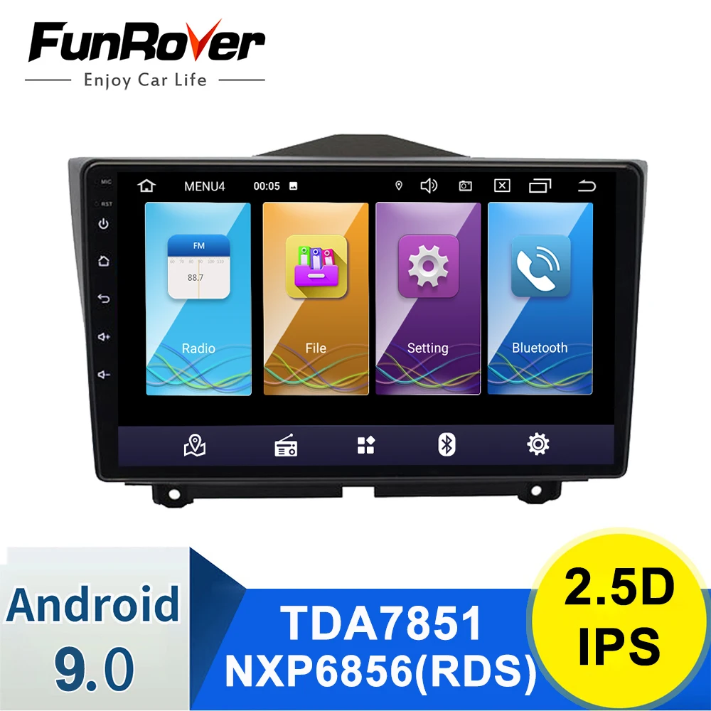 

Funrover 2 din 2.5D IPS For Lada Granta 2018 2019 android 9.0 Car Radio Multimedia Player autoradio Navigation GPS no dvd DSP FM