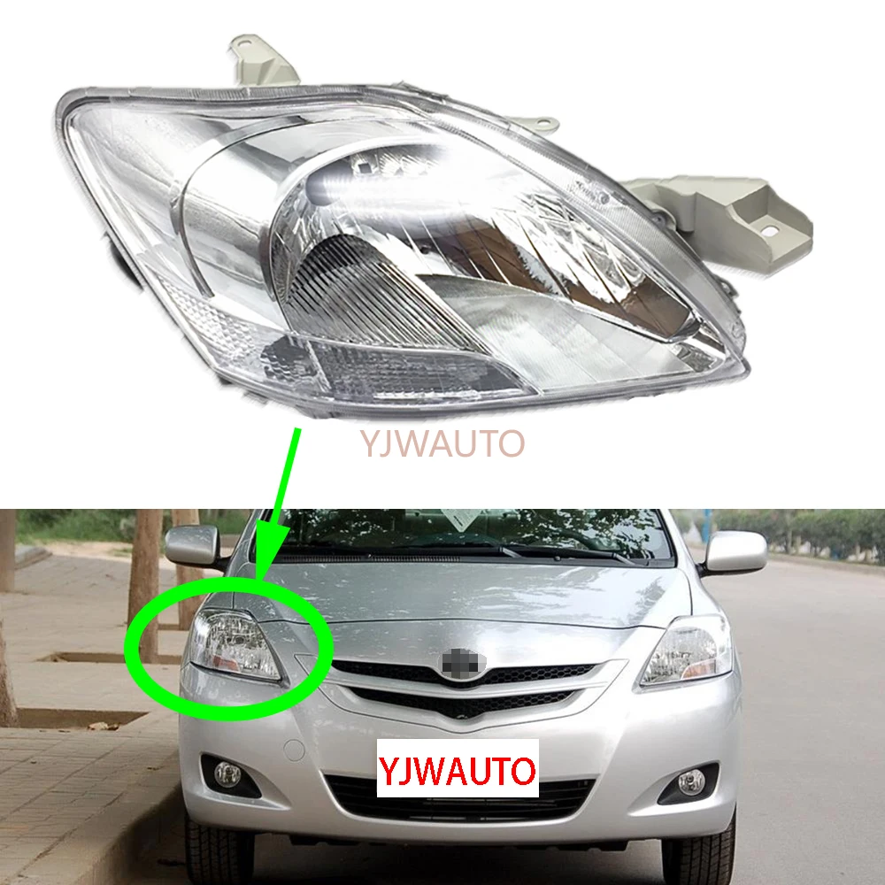 HeadlightAssemblyForToyotaVios20082013HeadlampReplaceDaytime