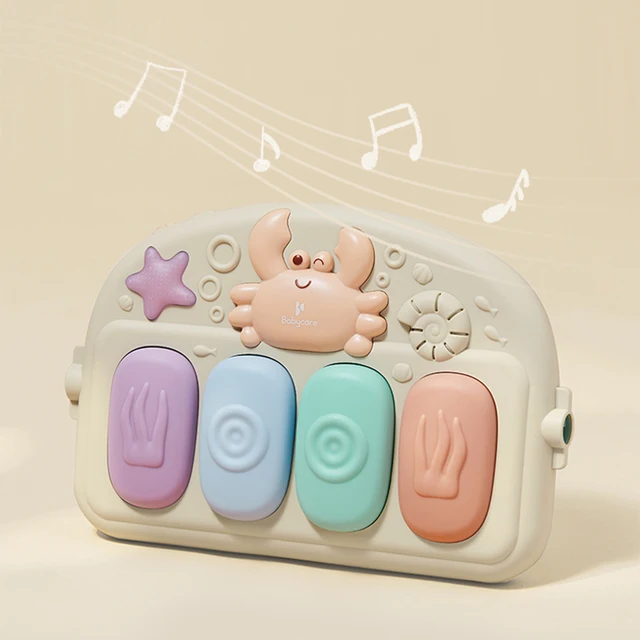 BC Babycare Baby Music Rack Play Mat Educational Puzzle Gym Crawling Activity Carpet Infant Fitness Playmat With Piano Keyboard 5