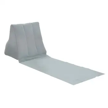 

Inflatable Beach Lounger Mat Soft Beach Triangle Cushion PVC Camping Leisure Back Pillow Cushion Chair Seat Foldable Camping Mat