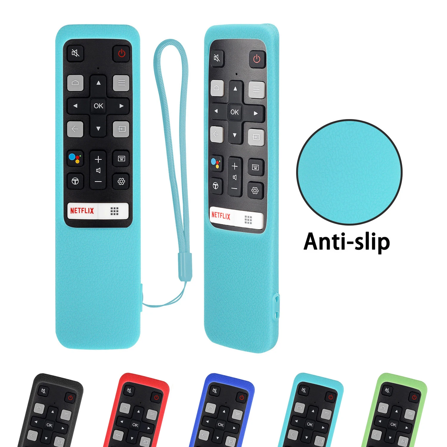 Voice TV Silicone Remote Control Cover RC802V FMR1 FLR1 FNR1 For TCL