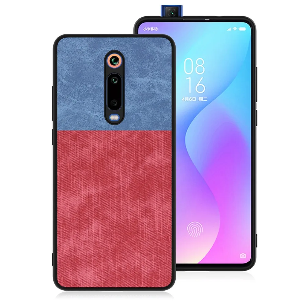 Для Red mi K20 Pro Мягкий тканевый ударопрочный чехол для Xiao mi Red mi K20 7 6 5 mi CC9 9T тонкий, мягкий, из полиуретана край сшивания ткани задняя крышка