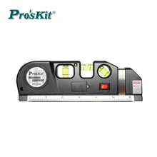 Proskit лазерный уровень электронный Оптический красный крест линия лазерный уровень строительный инструмент с нивелиром рулетка Линейка строительные инструменты