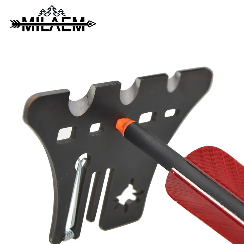 

Archery Arrow Companion 5 in 1 Multi-function Repairer Archery Equipment Feather Scraper Installation on Hunting Shooting Bows