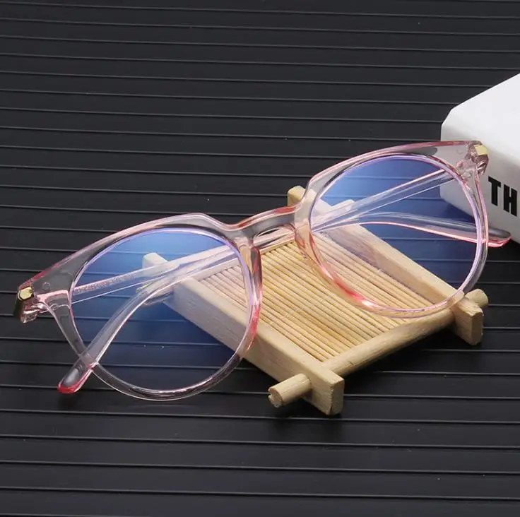 2020 Retro Round Glasses Frame Women's Brand Design Transparent Optical Computer Anti-blue Glasses Men's Frame Oculos De Grau