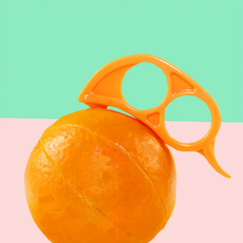 5/10PC Creative Orange Peelers Zesters Lemon Slicer Fruit Stripper Easy Opener Citrus Knife Kitchen Tools Gadgets (Random Color)