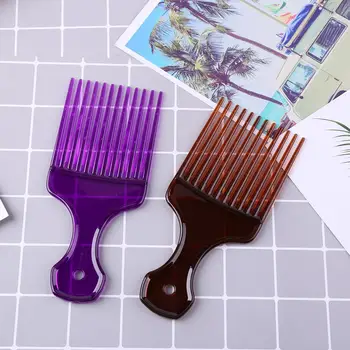 

Wide Teeth Afro Hair Fork Comb Unisex Curly Hair Style Massage Hairdresser Insert Brush Hair Style Tool