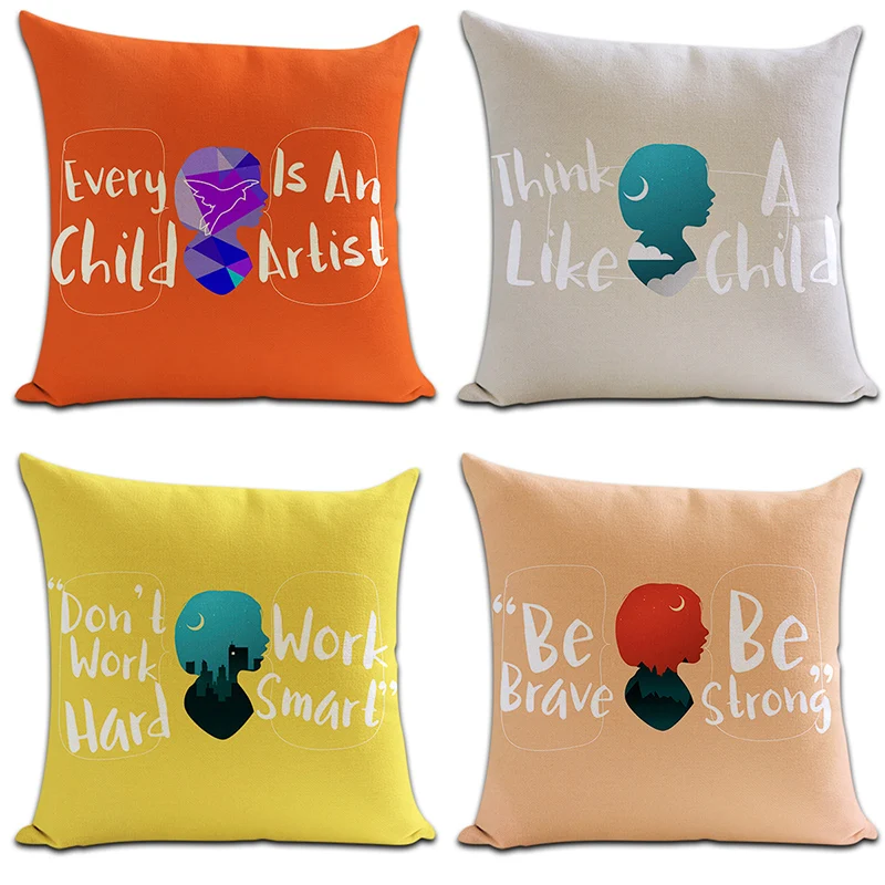 

Cushion Cover For Living Room Pillow Cover Fancy Girl Decorative Pillows 45x45cm Home Decor Housse De Coussin Modern Decoration