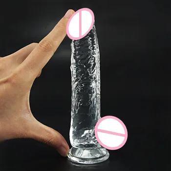 Crystal Jelly Dildo Realistic Dildos for Women Masturbation small dildo Suction cup Dildo Pussy Anal Plug Lesbian Adult Sex Toys 3