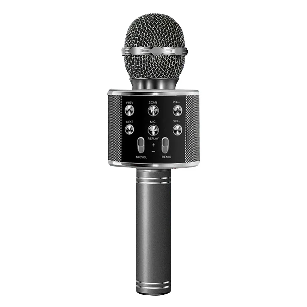 Беспроводной Bluetooth KTV микрофон профессиональный динамик ручной плеер для вокала
