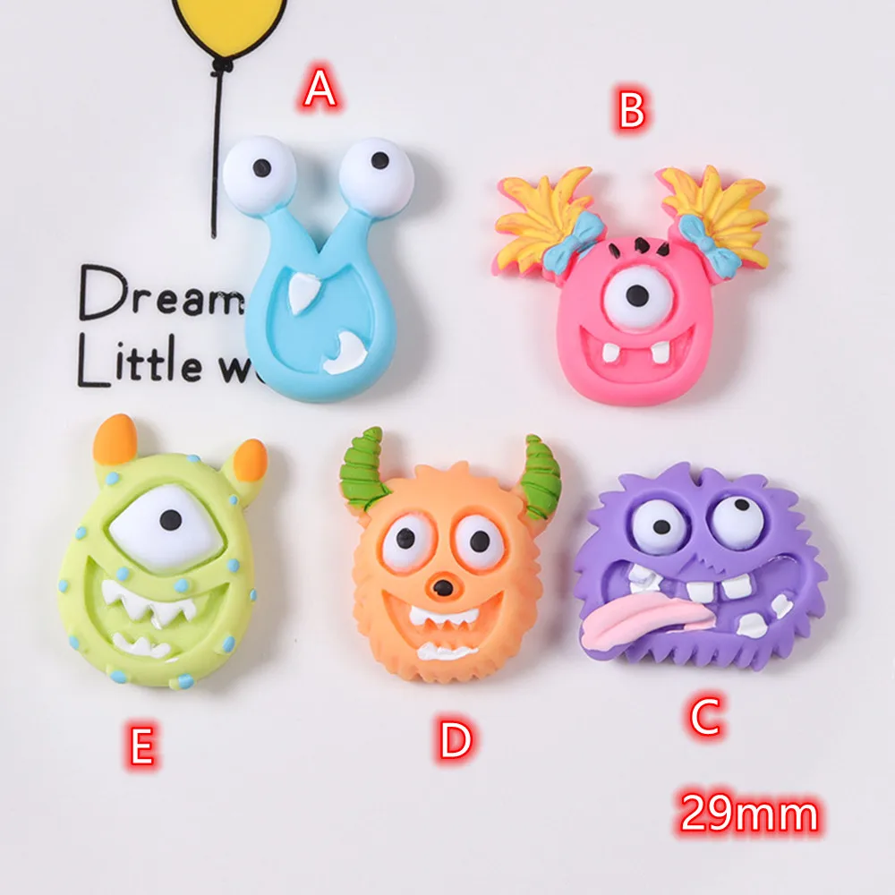 

Cabochons Cartoon Figure Character 10pcs Big Colorful Resin Embellishment Cabochon Decoden Scrapboking Craft