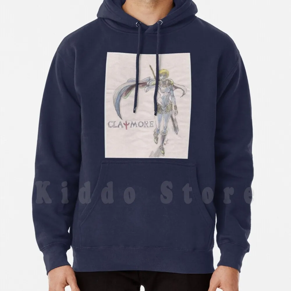 Clare Di Claymore Felpa Con Cappuccio Manica Lunga Clare Claymore Anime Animazione Giapponese
