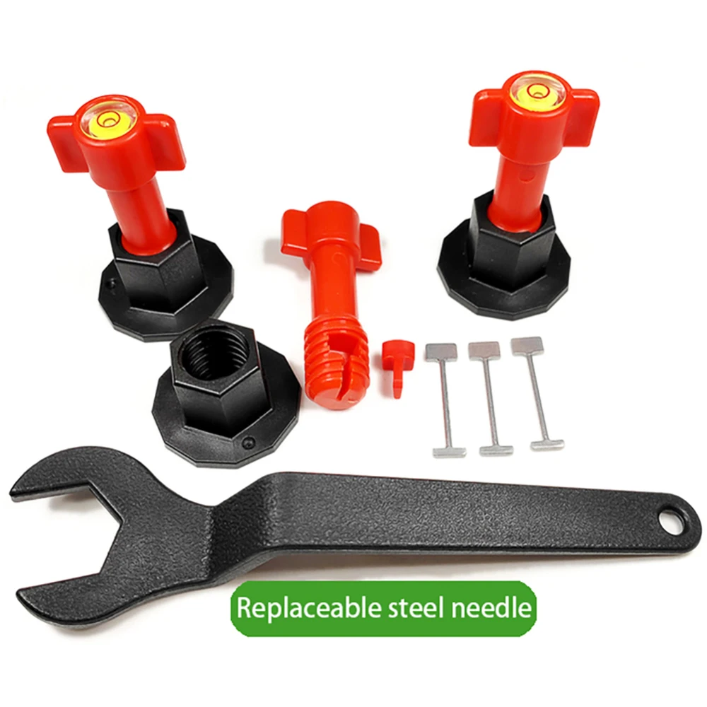 

New Spacers For Wall Tile Leveling System Locator Spacer Plier With Replaceable Steel Round Needles Level Wedges Alignment Tile