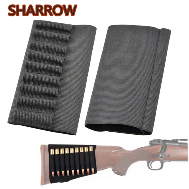 Details about   9 Rounds Rifle ButtStock Ammo Pouch Shell Holder Bullet Cartridge Pouch Bag 