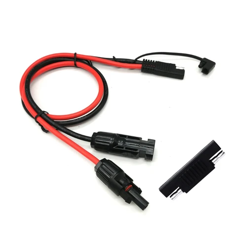 to Solar Panel Connector 10AWG 60cm/30cm Cable Conector Charger Kit for RV Solar Panel Battery