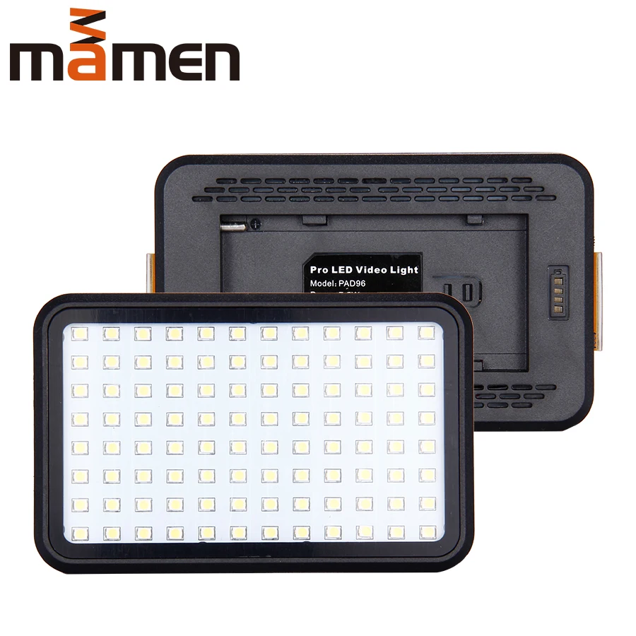 

MAMEN 96 LED Video Ring Light Dimmable Photographic Lighting For Youtube Live Camara Studio Photo Ring Lamp For Smartphone DSLR
