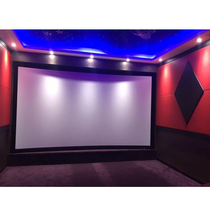 150inchhometheatreProjectionScreenSoundAcousticTransparent