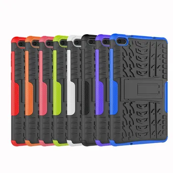 

Tablet Protective Case Shockproof and rugged hard rubber PC bracket protector for Lenovo Tab E7 Folding Folio Case tablet case