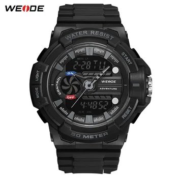 

WEIDE Men Watch Digital Sport Watch Waterproof Clock Alarm Date Analog Digital Military Army Quartz Military Sport Men's watches