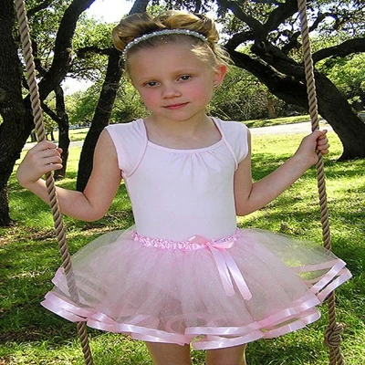 Розовый Baby Girls Tutu Skirts Girl Party Princess Pettiskirts Kids Ballet Dance Party Skirt Children Clothes - Цвет: Розовый