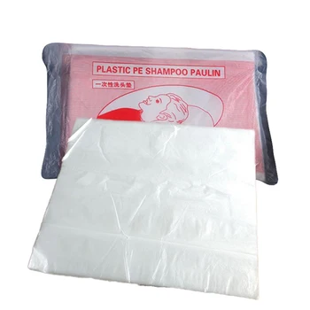 

100pcs Disposable Waterproof Transparent Apron Cloak Salon Beauty Release Shampoo Shawl Cloth Barber Haircut Tool