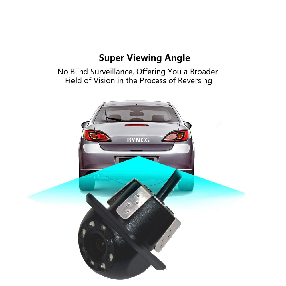 Car Rear View Camera Wide Angle Reverse Parking Waterproof CCD LED Auto Backup Monitor Universal for BMW New HD Night Vision dashboard camera for car