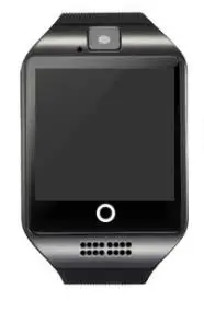 Black Q18 Смарт-часы с поддержкой сим-карта TF сенсорный экран с камерой для телефона Android фитнес-трекер Bluetooth Smartwatch - Color: Black